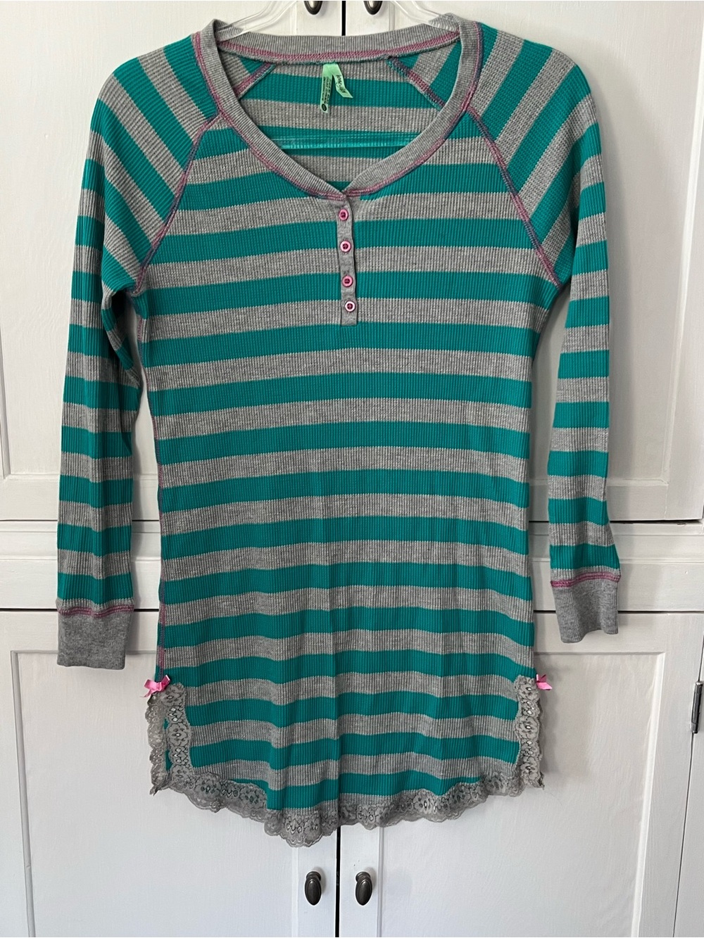 HONEYDEW | Small | Stretchy Thermal Nightgown